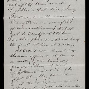 a page of handwritten text