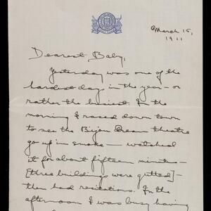 a page of handwritten text