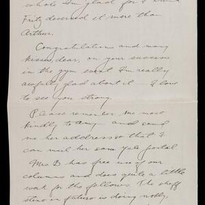 a page of handwritten text