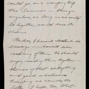 a page of handwritten text