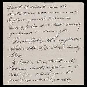 a page of handwritten text