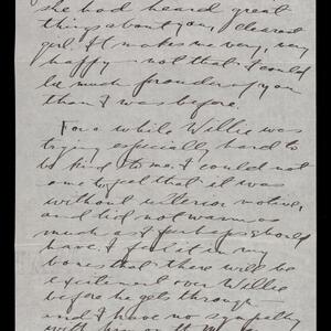 a page of handwritten text