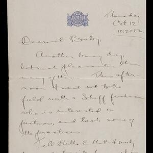 a page of handwritten text