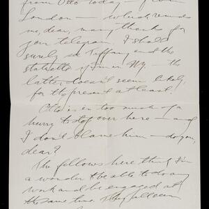 a page of handwritten text