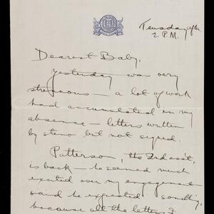 a page of handwritten text