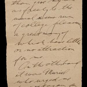 a page of handwritten text