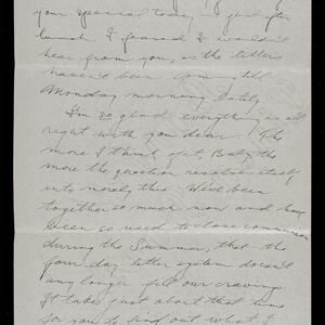 a page of handwritten text