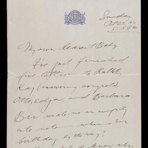 a page of handwritten text