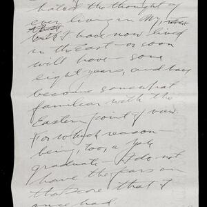 a page of handwritten text