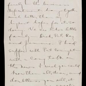 a page of handwritten text