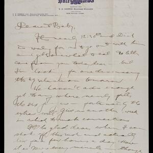 a page of handwritten text