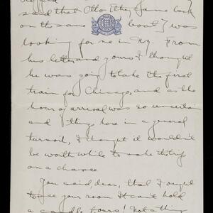a page of handwritten text