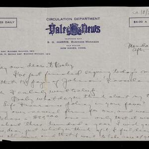 a page of handwritten text