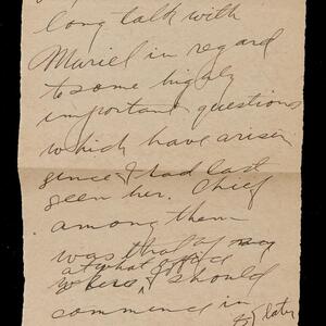 a page of handwritten text