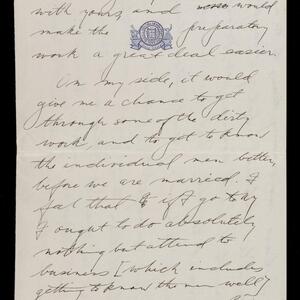 a page of handwritten text