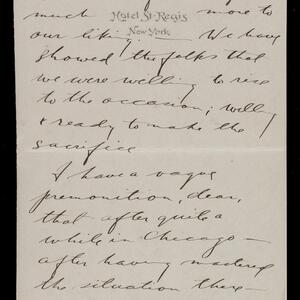 a page of handwritten text