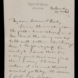 a page of handwritten text