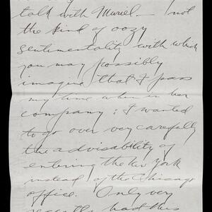 a page of handwritten text