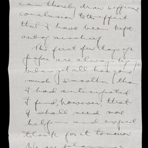 a page of handwritten text