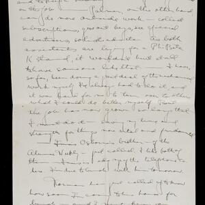 a page of handwritten text