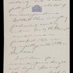 a page of handwritten text