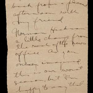 a page of handwritten text