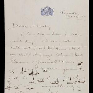 a page of handwritten text