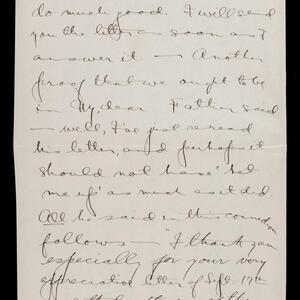 a page of handwritten text