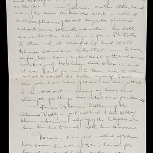 a page of handwritten text
