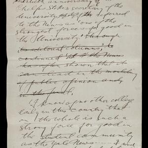 a page of handwritten text