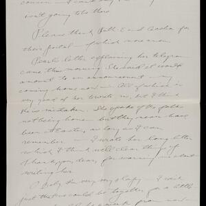 a page of handwritten text