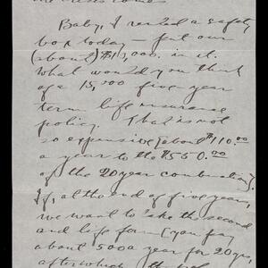 a page of handwritten text