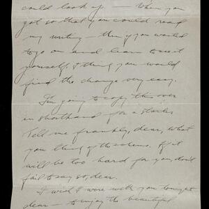 a page of handwritten text
