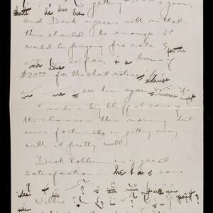 a page of handwritten text