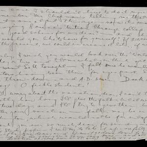 a page of handwritten text