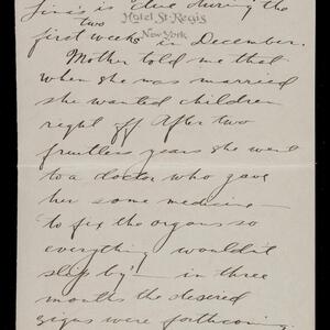 a page of handwritten text