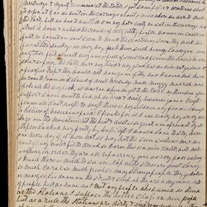 a page of handwritten text