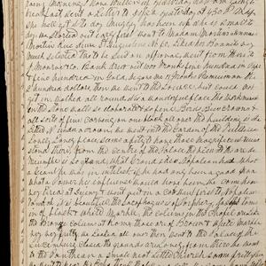 a page of handwritten text
