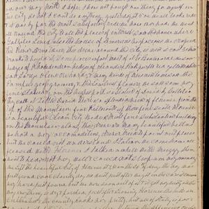 a page of handwritten text