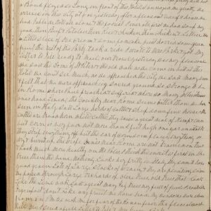 a page of handwritten text