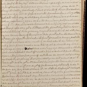 a page of handwritten text