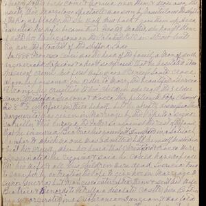 a page of handwritten text