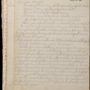 a page of handwritten text