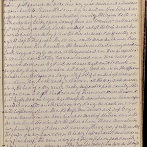 a page of handwritten text