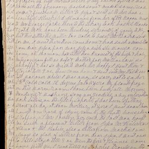 a page of handwritten text
