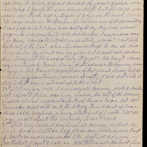 a page of handwritten text