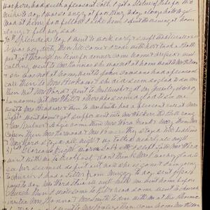 a page of handwritten text