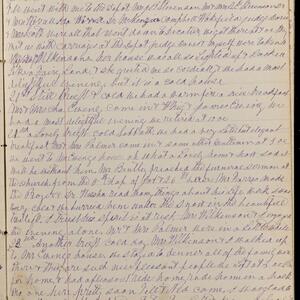 a page of handwritten text