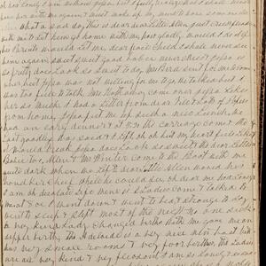 a page of handwritten text