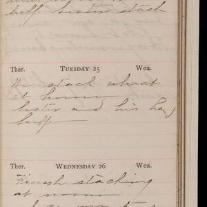 a page of handwritten text